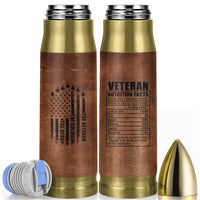 Veteran Gifts Bullet Tumbler Veterans Army Navy Air Force Marine Corps