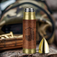 Veteran Gifts Bullet Tumbler Veterans Army Navy Air Force Marine Corps