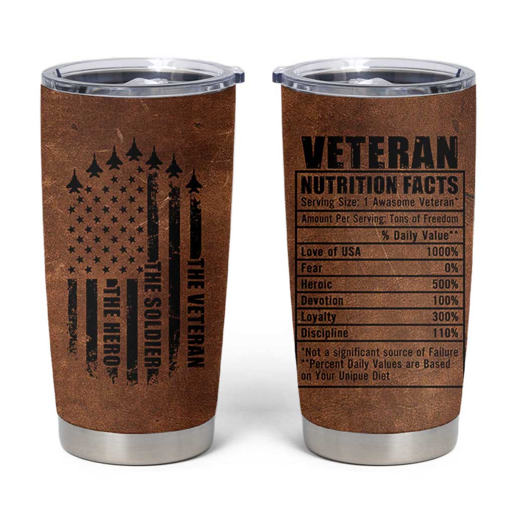 Veteran Gifts Tumbler Cup Veterans Army Navy Air Force Marine Corps