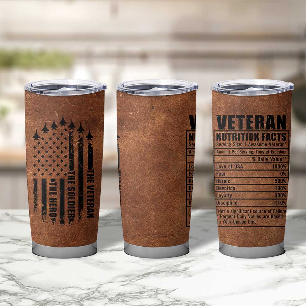 Veteran Gifts Tumbler Cup Veterans Army Navy Air Force Marine Corps