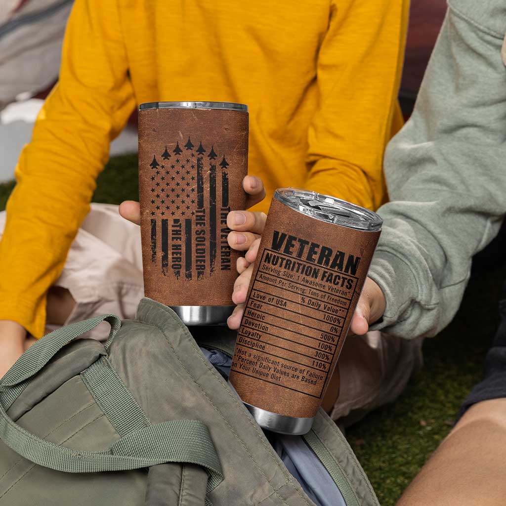 Veteran Gifts Tumbler Cup Veterans Army Navy Air Force Marine Corps