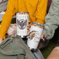 Native American Indian Day Pride Tumbler Cup I'm Not As White As I Look - Wonder Print Shop