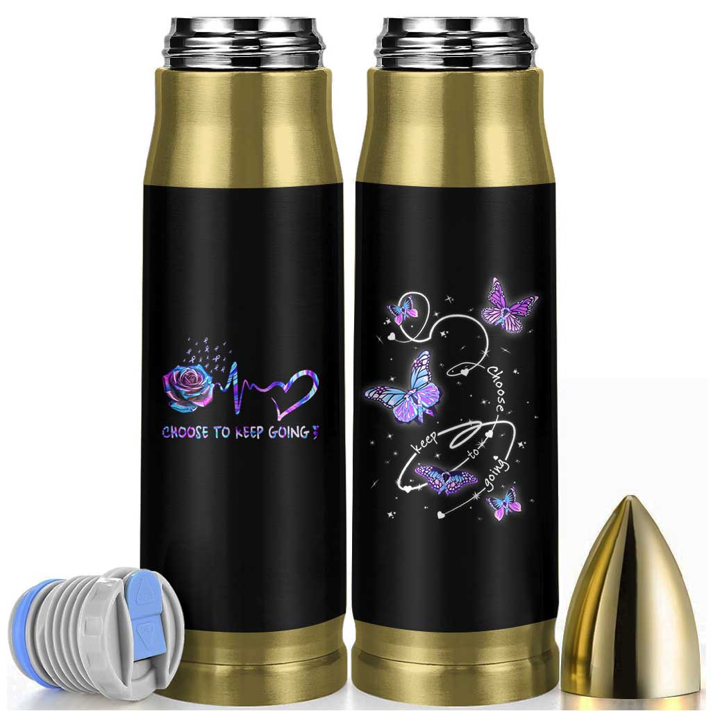 Suicide Prevention Awareness Bullet Tumbler Choose To Keep Going