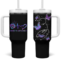 Suicide Prevention Awareness Tumbler With Handle Choose To Keep Going