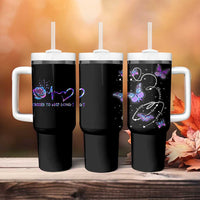 Suicide Prevention Awareness Tumbler With Handle Choose To Keep Going