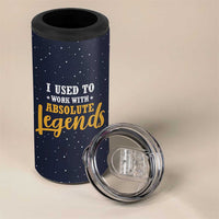 Going Away Gift For Coworker 4 in 1 Can Cooler Tumbler I Used To Work With Absolute Legend