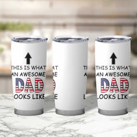 Gifts For Dad Tumbler Cup Funny Father's Day This Is What an Awesome Dad Looks Like - Wonder Print Shop