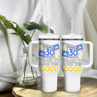 Funny 30th Birthday Tumbler With Handle It Took Me 30 Years To Look This Good Bday Gift