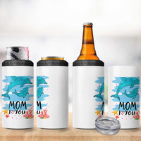 Gifts for Mom Birthday 4 in 1 Can Cooler Tumbler I Love You Mom Cute Mothers Day Present