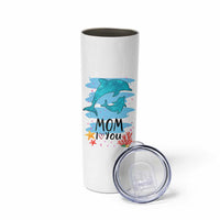 Gifts for Mom Birthday Skinny Tumbler I Love You Mom Cute Mothers Day Present