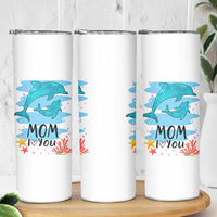 Gifts for Mom Birthday Skinny Tumbler I Love You Mom Cute Mothers Day Present