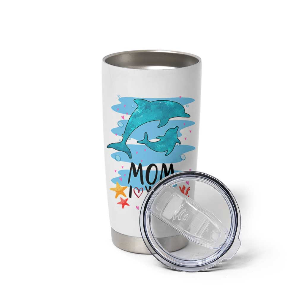 Gifts for Mom Birthday Tumbler Cup I Love You Mom Cute Mothers Day Present