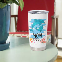 Gifts for Mom Birthday Tumbler Cup I Love You Mom Cute Mothers Day Present