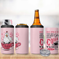 Crazy Chicken Lady 4 in 1 Can Cooler Tumbler Funny Farmhouse Garden Animal Lover Gifts