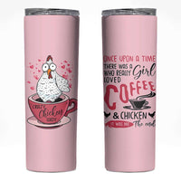 Crazy Chicken Lady Skinny Tumbler Funny Farmhouse Garden Animal Lover Gifts