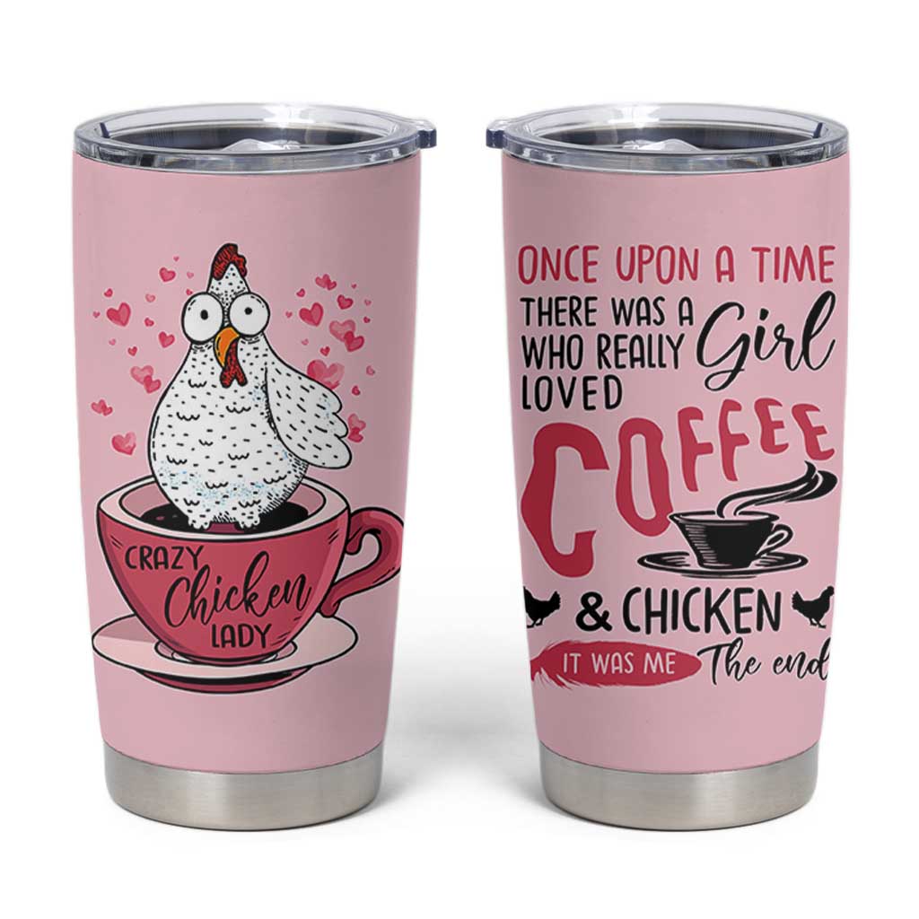 Crazy Chicken Lady Tumbler Cup Funny Farmhouse Garden Animal Lover Gifts