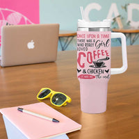 Crazy Chicken Lady Tumbler With Handle Funny Farmhouse Garden Animal Lover Gifts