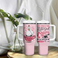 Crazy Chicken Lady Tumbler With Handle Funny Farmhouse Garden Animal Lover Gifts