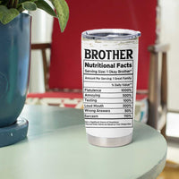 Funny Brother Gifts Tumbler Cup I Smile Because You Are My Brothers Camo