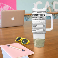 Funny Brother Gifts Tumbler With Handle I Smile Because You Are My Brothers Camo