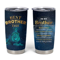 Best Brother Ever Tumbler Cup Brothers Adult Big Brother Gifts Lion