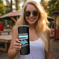Funny Brother Gifts From Sister Skinny Tumbler Im A Proud Brother