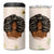 Christian Gifts for Black Women 4 in 1 Can Cooler Tumbler Sunflower African American Afro Black Girl Encouragement Religious Gift - Wonder Print Shop