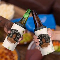 Christian Gifts for Black Women 4 in 1 Can Cooler Tumbler Sunflower African American Afro Black Girl Encouragement Religious Gift - Wonder Print Shop