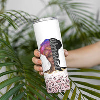 Christian Gifts For Afro Women Skinny Tumbler You Are Bible Verse Religious Gifts Leopard