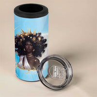Christian Gifts for Black Women 4 in 1 Can Cooler Tumbler African American Afro Black Girl Encouragement Religious Gift - Wonder Print Shop