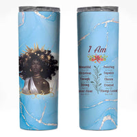 Christian Gifts for Black Women Skinny Tumbler African American Afro Black Girl Encouragement Religious Gift - Wonder Print Shop