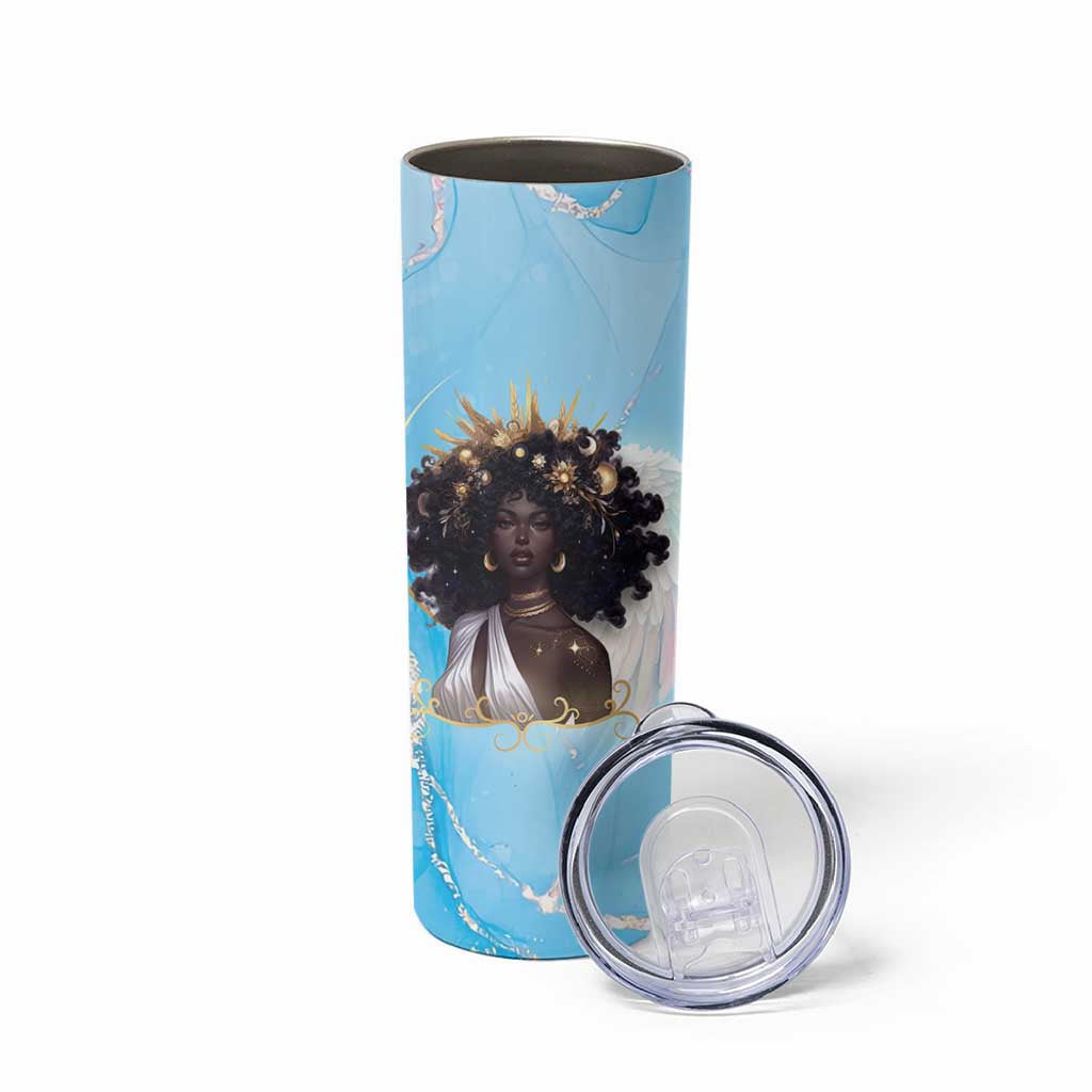 Christian Gifts for Black Women Skinny Tumbler African American Afro Black Girl Encouragement Religious Gift - Wonder Print Shop