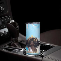Christian Gifts for Black Women Skinny Tumbler African American Afro Black Girl Encouragement Religious Gift - Wonder Print Shop