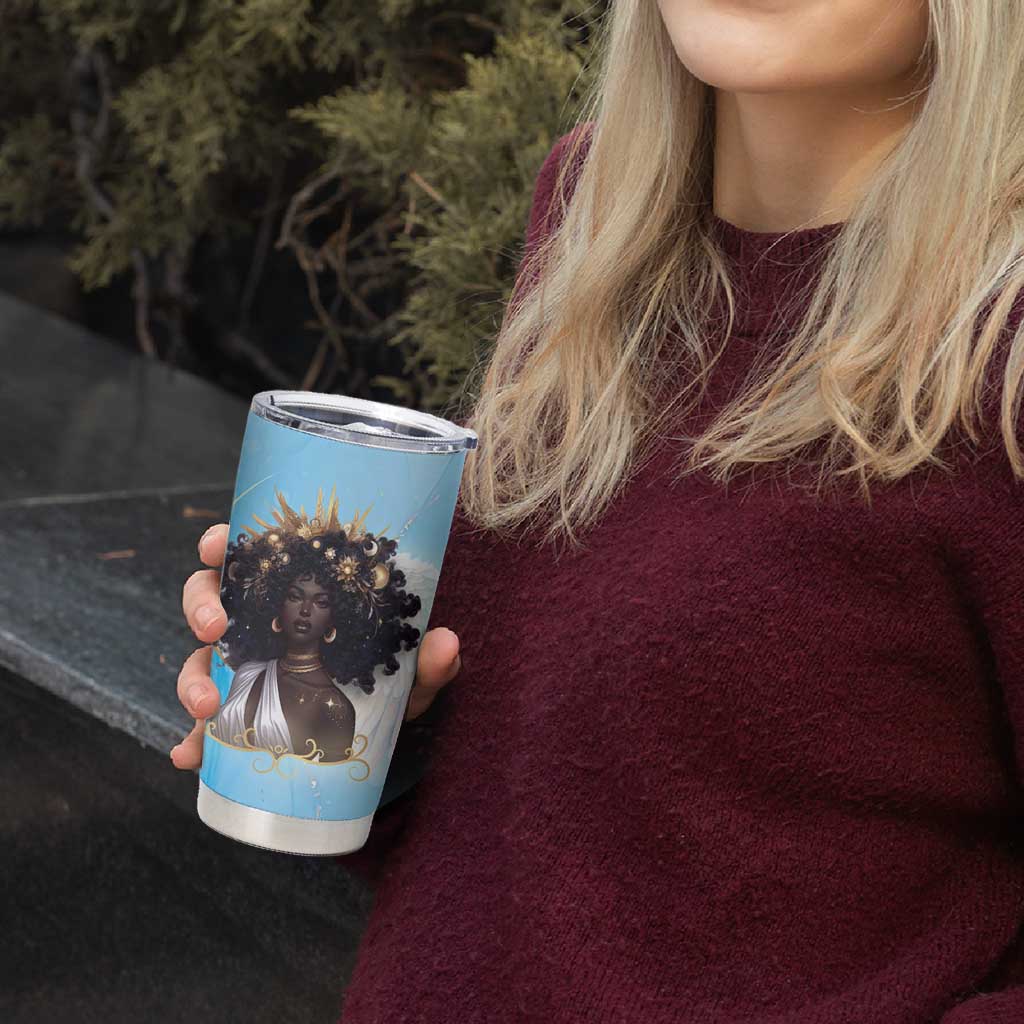 Christian Gifts for Black Women Tumbler Cup African American Afro Black Girl Encouragement Religious Gift - Wonder Print Shop