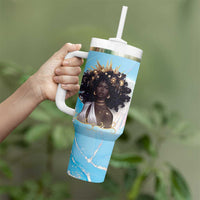 Christian Gifts for Black Women Tumbler With Handle African American Afro Black Girl Encouragement Religious Gift - Wonder Print Shop