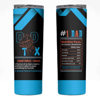 Dad Tax Skinny Tumbler Funny Birthday Christmas Gift For Men Stepdad Bonus Dad Uncle - Wonder Print Shop