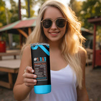 Dad Tax Skinny Tumbler Funny Birthday Christmas Gift For Men Stepdad Bonus Dad Uncle - Wonder Print Shop