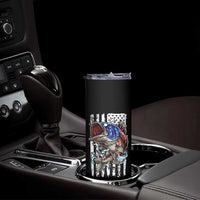 Fishing Gifts Skinny Tumbler Id Rather Be Fishing Bass Fish American Flag