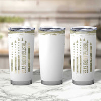 Fathers Day Grandpa Tumbler Cup Best Grandpa Ever Grandfather Camo American Flag USA