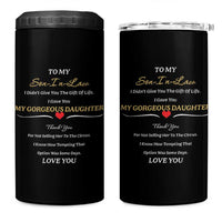 Son In Law Gifts 4 in 1 Can Cooler Tumbler Future SIL Wedding Gift From Mother In Law MIL