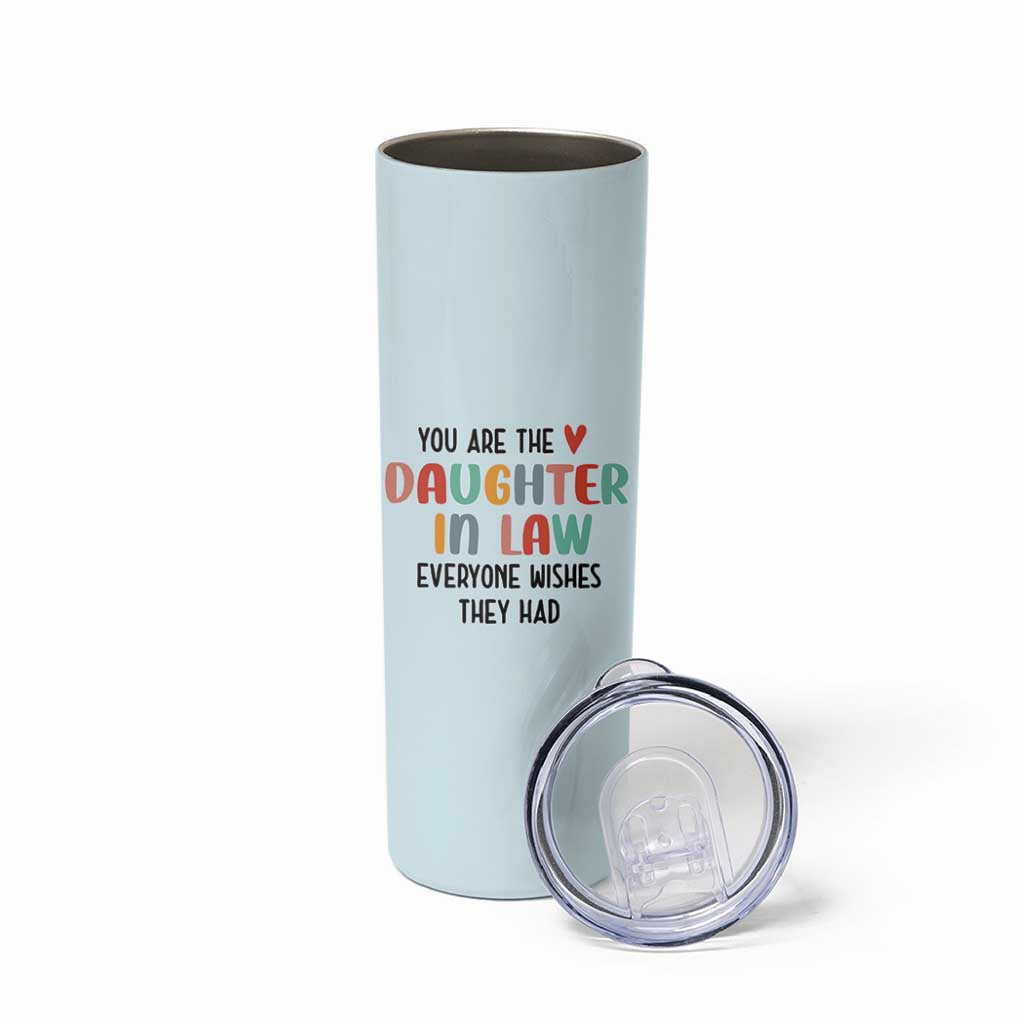 Love Gifts For Daughter In Law Skinny Tumbler Wedding Day Gift From Mother In Law