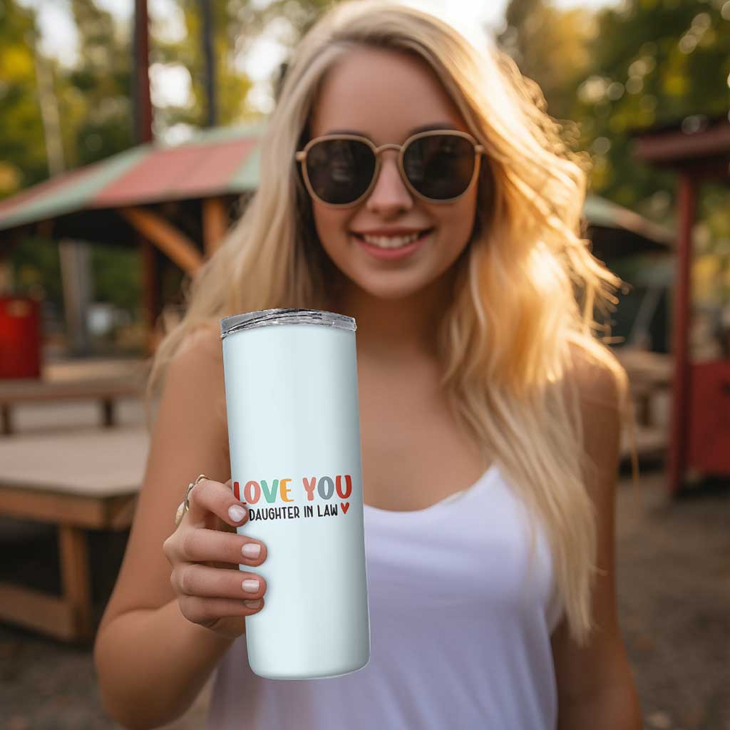 Love Gifts For Daughter In Law Skinny Tumbler Wedding Day Gift From Mother In Law
