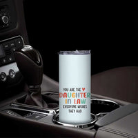 Love Gifts For Daughter In Law Skinny Tumbler Wedding Day Gift From Mother In Law