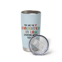 Love Gifts For Daughter In Law Tumbler Cup Wedding Day Gift From Mother In Law