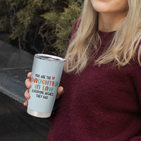 Love Gifts For Daughter In Law Tumbler Cup Wedding Day Gift From Mother In Law