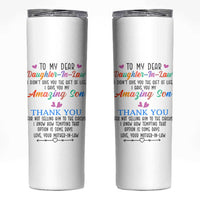 Gifts For Daughter In Law Skinny Tumbler Funny Wedding Day Gift From Mother In Law