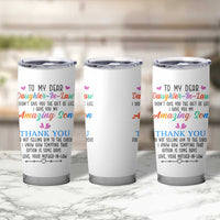 Gifts For Daughter In Law Tumbler Cup Funny Wedding Day Gift From Mother In Law