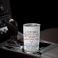 Gifts For Daughter In Law Tumbler Cup Funny Wedding Day Gift From Mother In Law