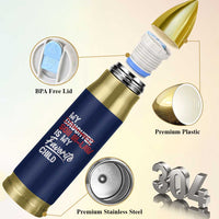 My Son In Law Is My Favorite Child Bullet Tumbler Funny Gift For Mother-in-Law Father-in-Law USA Flag