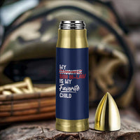 My Son In Law Is My Favorite Child Bullet Tumbler Funny Gift For Mother-in-Law Father-in-Law USA Flag